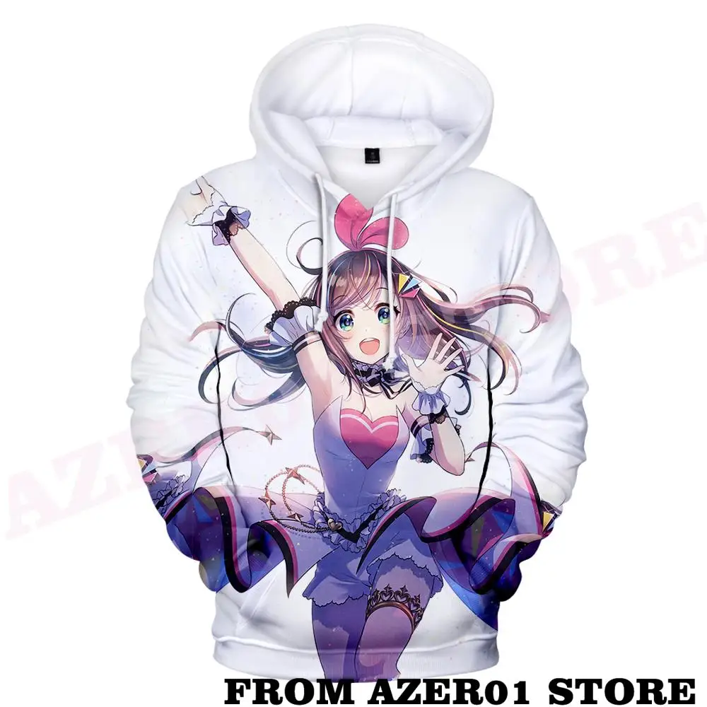 

HOLOLIVE VTuber Kizuna AI Merch Hoodie Fashion Fall Winer Suit Hoodies Sportswear Hooded Youthful Kawaii Women/Men Sweatshirt