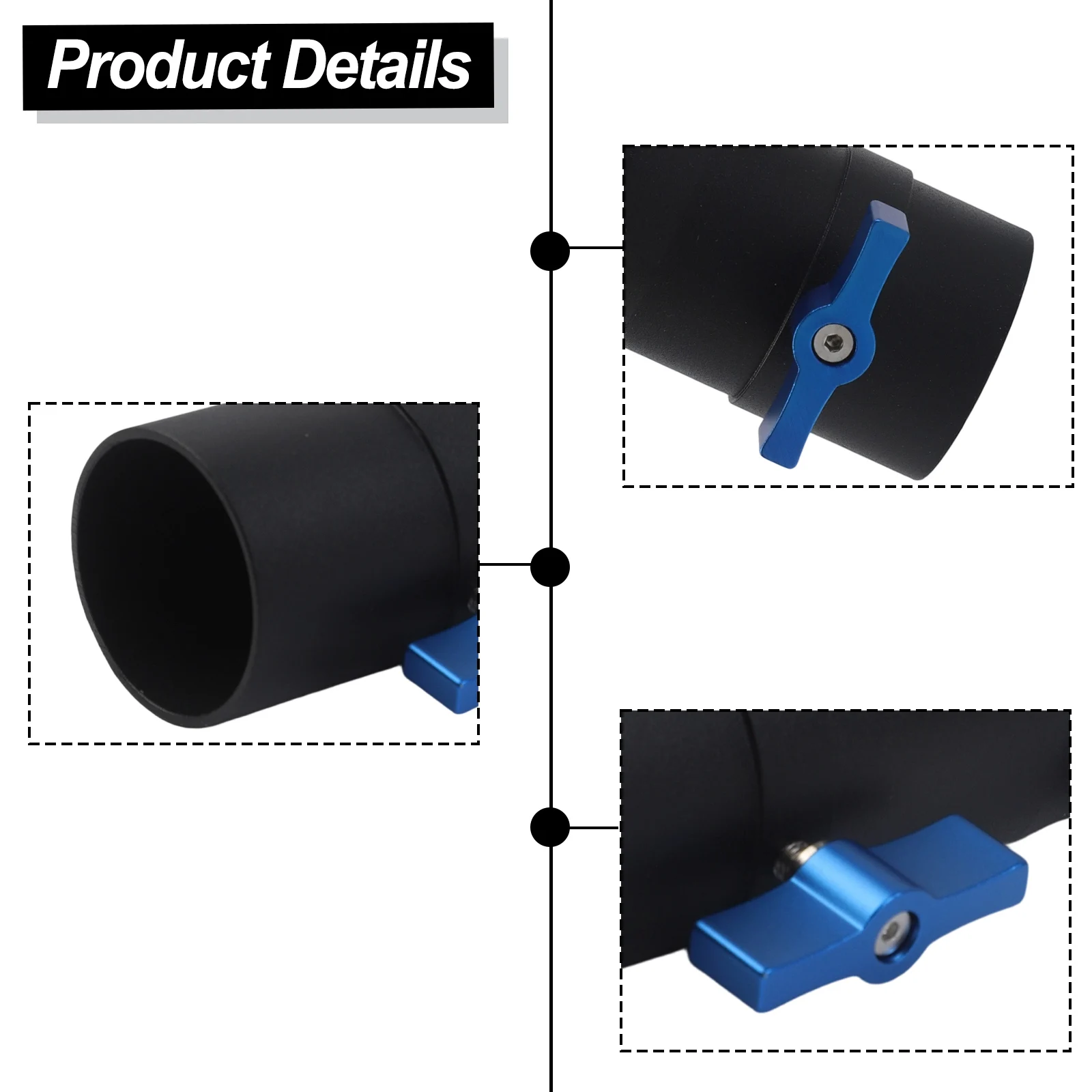 Stainless Steel Pole Mount Kit With Aluminum Adapter For Starlink Gen 2 And RV For Internet Dish Signal Optimization
