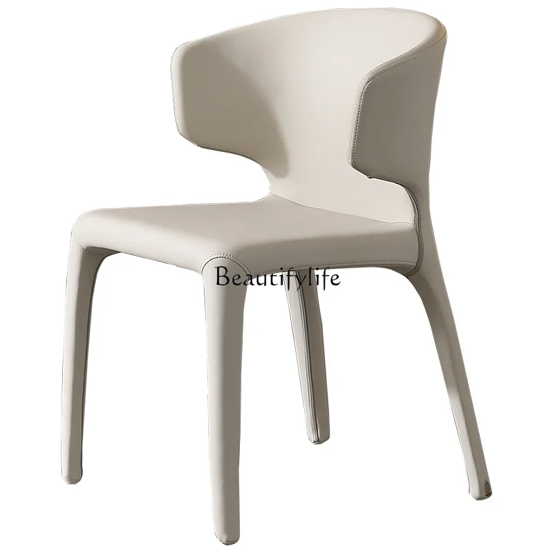 

LD6Italian Light Luxury Dining Chair Simple Modern Leisure Hotel Restaurant Backrest Coffee Shop Conference Chair