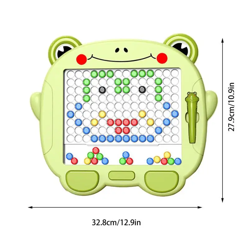 Placa de desenho magnética com caneta magnética colorida grânulos magnéticos almofada de desenho dinossauro doodle doodle doodle doodle doodle doodle doodle brinquedo educacional para meninos meninas