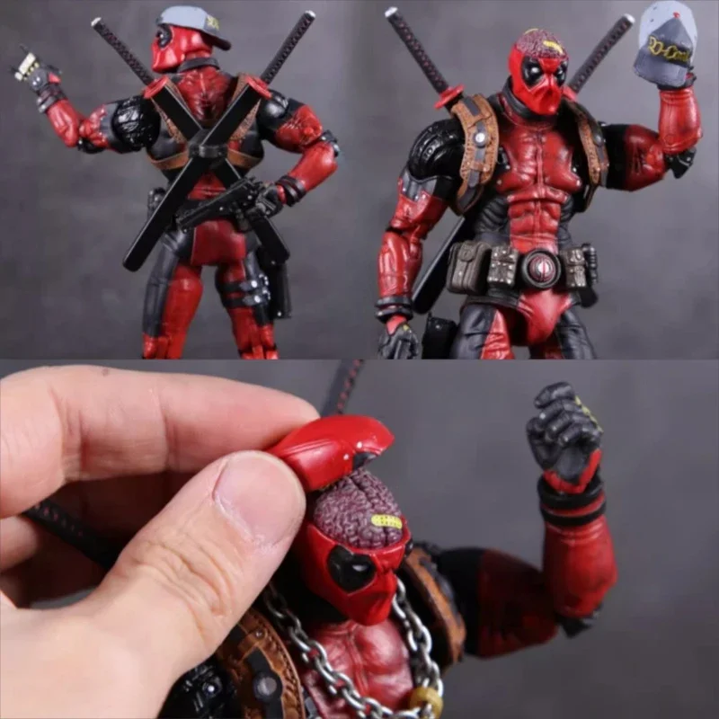 20 سنتيمتر بطل السوبر ديدبول الشكل X-Men ديدبول 2 ملحقات الفيلم عمل نموذج لجسم لعبة أنيمي الأجهزة الطرفية هدية الكريسماس