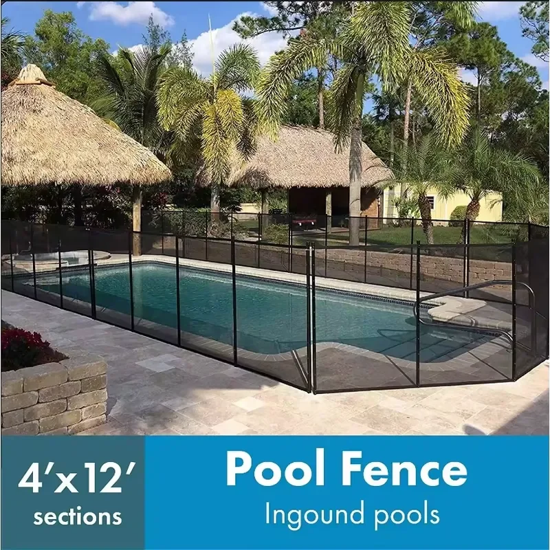 Swimming Safety Pvc In-Ground Temporary Removable Safety Fence Around Pool Pictures