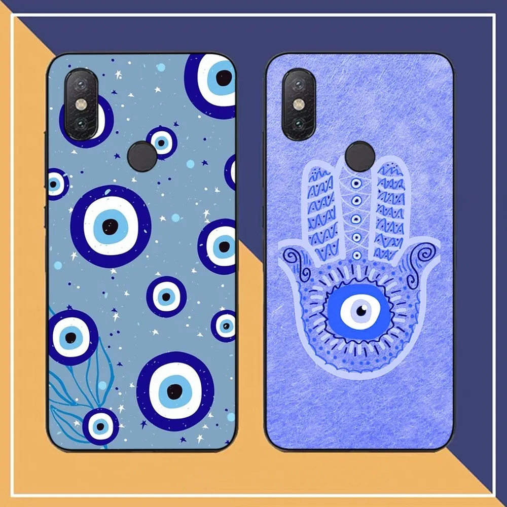 Turkish Evil Eye Phone Case For Redmi Note 4 X 5 A 6 7 8 T 9 9S 10 11 11S 11Epro Poco M3 pro