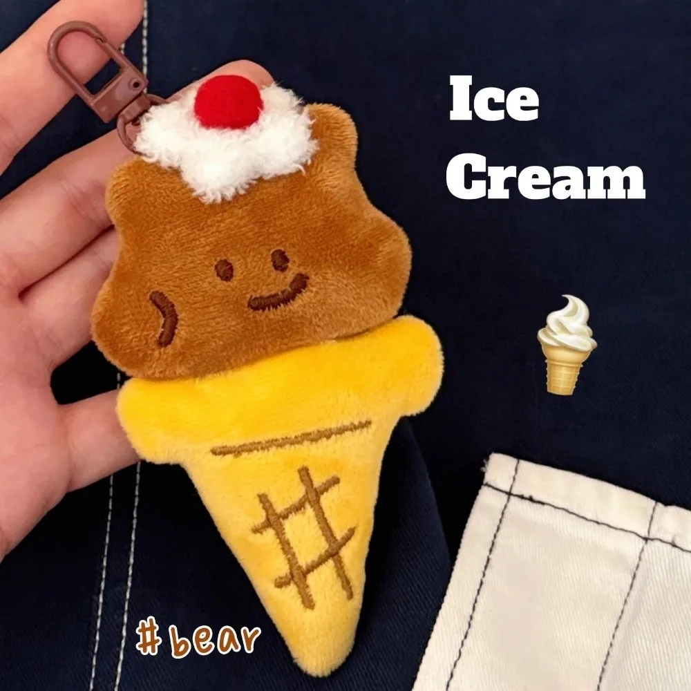 Versatile Plush Doll Pendant Kawaii Dessert Doll Pendant Keychain Backpack Decoration Girl's Heart