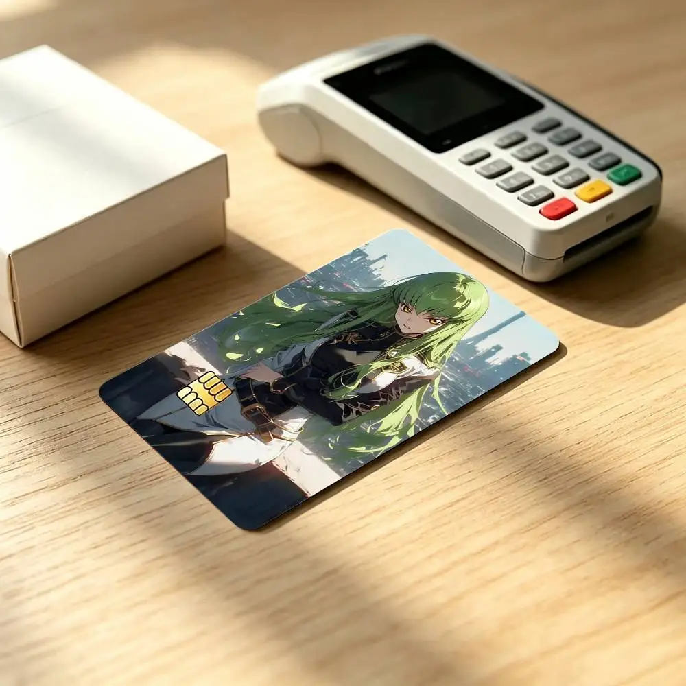 Code-E Geass A-Anime Credit Card HD Stickers Small Chip Waterproof Sticker Game Card Decal Gift