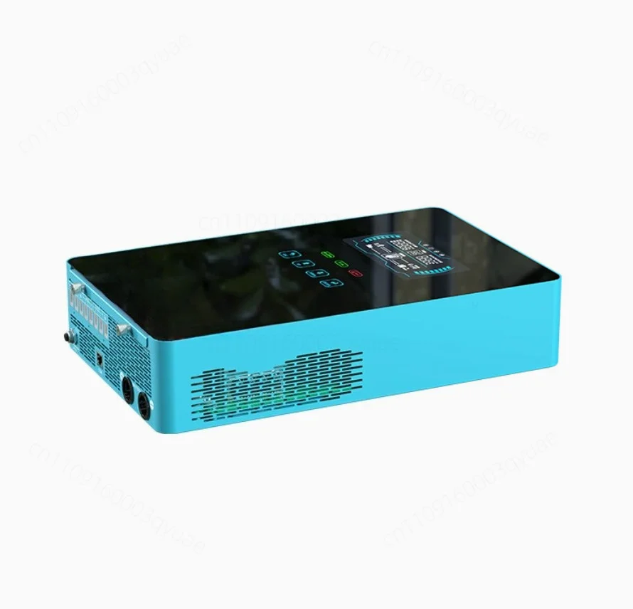 4KW 110V 120V Hybrid Solar Inverter 24V 140A MPPT Charger Pure Sine Wave Home Inverter 6.25 Inch LCD Display for us plug