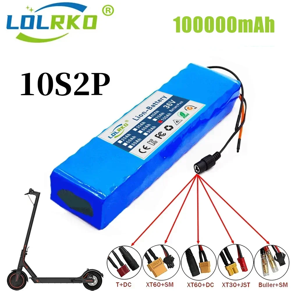 

10S2P 36V 100000mAh 36v Electric Scooter Battery Lithium Electric Scooter 500W Electric Scooter Battery 36v 10s2p Battery