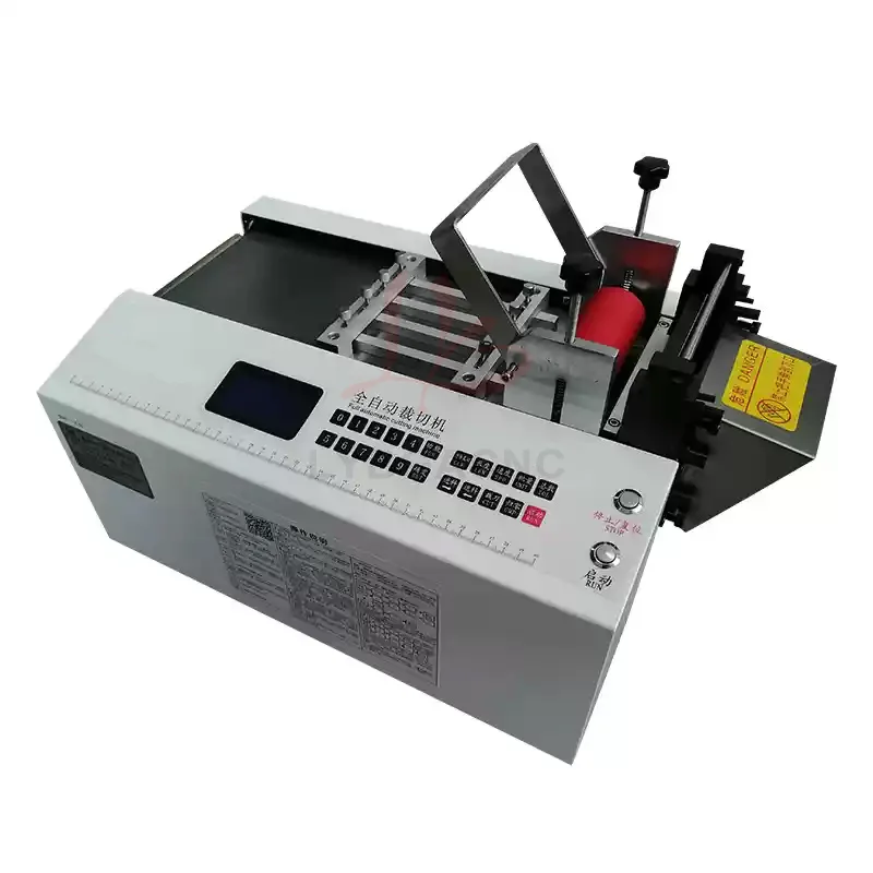 LY-100 100ST 100S 100SA 100P أنبوب الانكماش الحراري آلة قطع الأنابيب التلقائي العزل كم آلة القطع العرضية