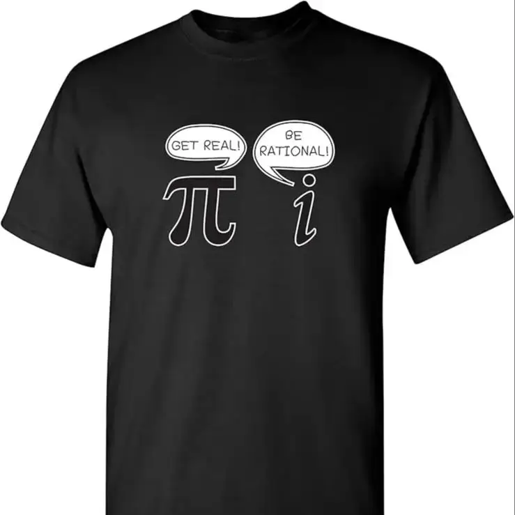 Holen Sie sich real sein rational pi lustige Mathe Geek sarkastische erwachsene Neuheit lustiges T-Shirt