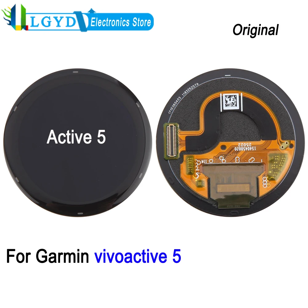 Écran LCD AMOLED de 1.2 pouces pour Garmin Vivoactive 5, pour montre Garmin Active 5, pièce de rechange pour réparation d'écran tactile