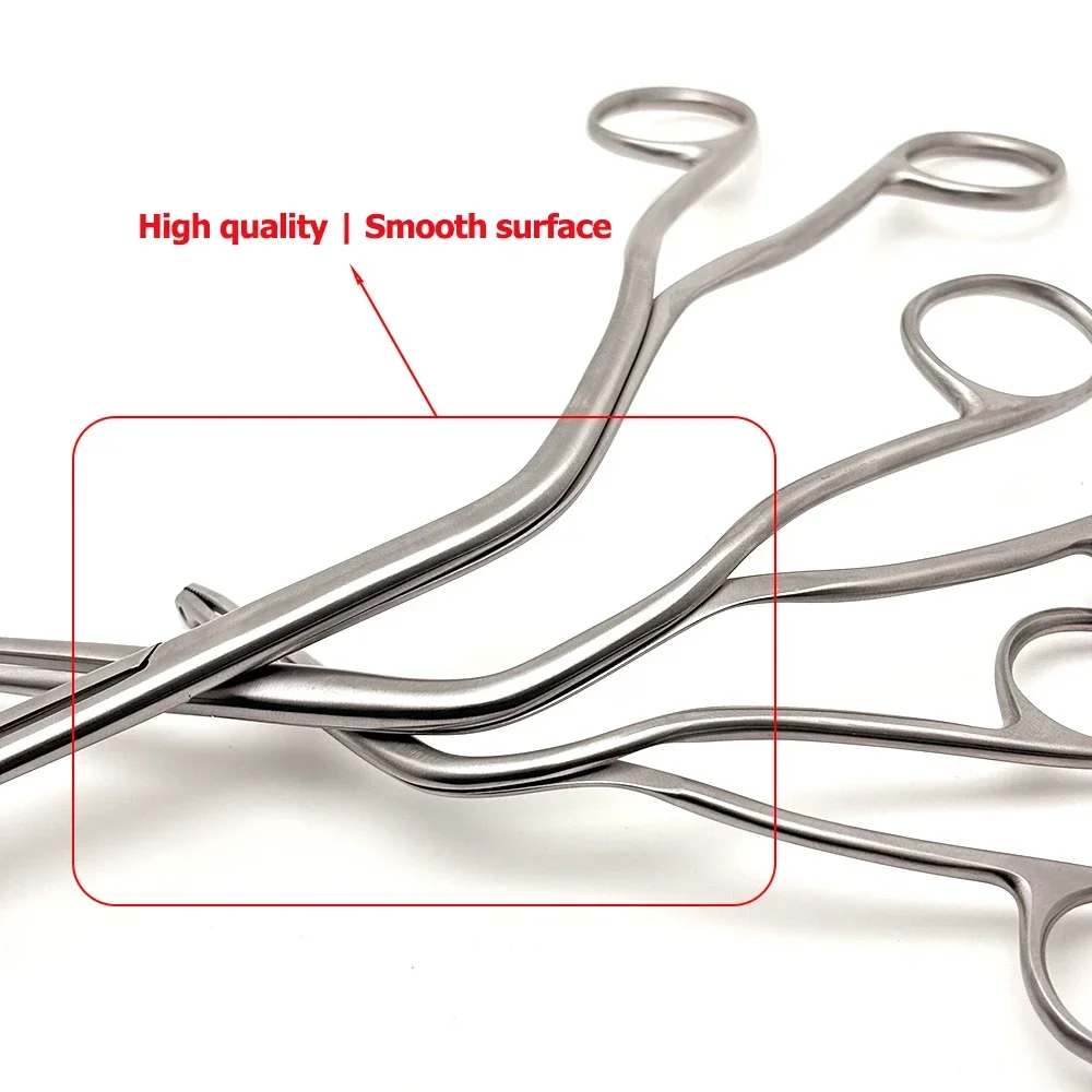 Magill Forceps Laryngeal Forceps Stainless Steel Plastic Surgical Stainless Steel Instruments Throat Pliers Tools