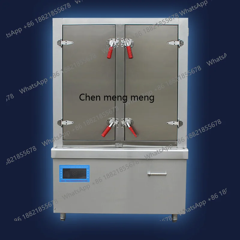 Commercial rice steamer Electromagnetic double door frequency conversion  Stainless steel rice steamer Kitchen equipment