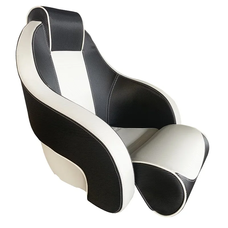 

Wholesale Top Quality Flip Up Foam Captain Seat High Back Pontoon Boat Seat