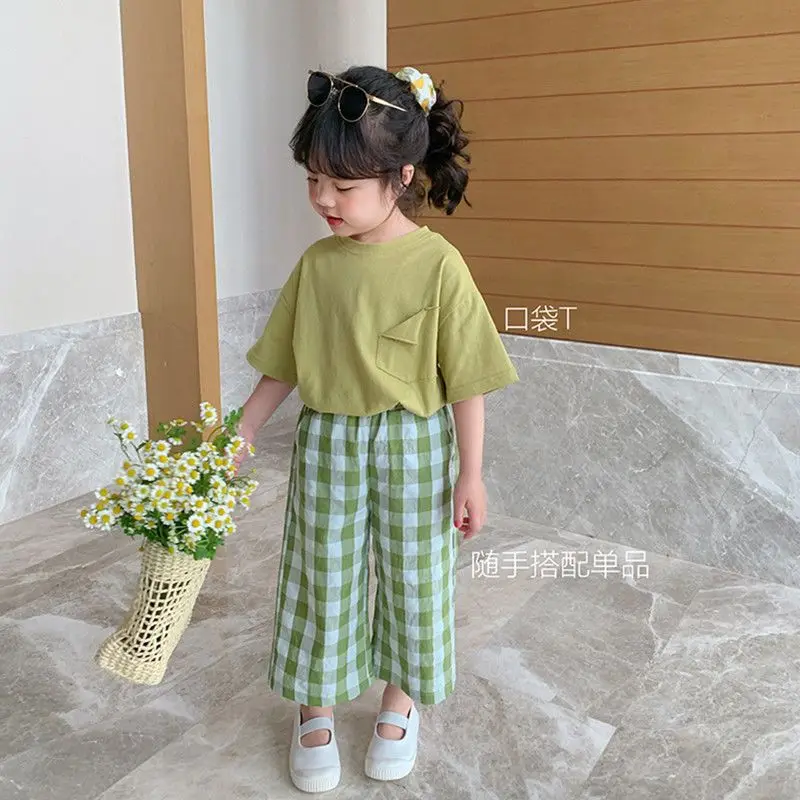 

2026 Spring and Summer New Thin Anti Mosquito Western Style Casual Checkered Small Fresh Pants