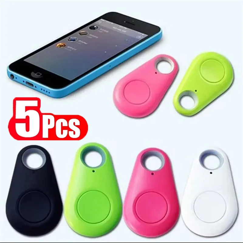 1/5pcs Tracking for IOS Android Smart Finder Locator Accessories Mini GPS Tracker Bluetooth 5.0 Anti-Lost Device Kids Bag Wallet