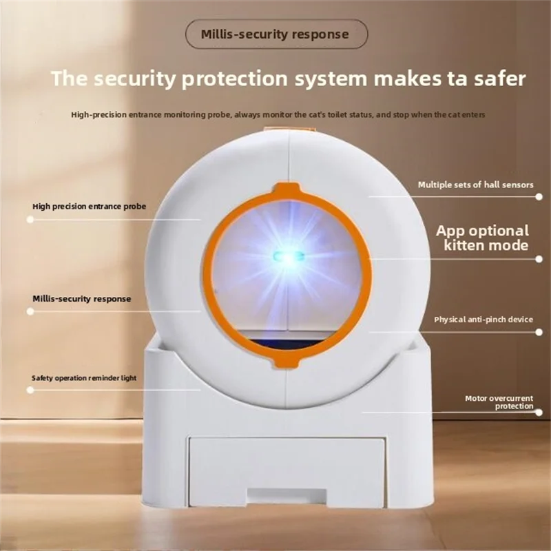 صناديق رمل ذاتية التنظيف للأشعة فوق البنفسجية، صندوق رمل كبير للقطط، مقعد تلقائي مغلق، منتجات القطط الذكية الكهربائية، تطبيق التحكم عن بعد