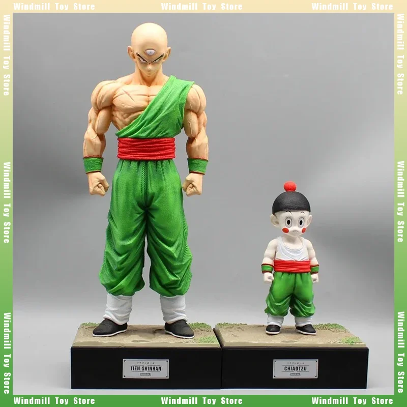 Tien Shinhan Chaoz Dragon Ball Fighter Z Animation Peripherals PVC Cool Figure Ornament  Desktop Model Toys Collections for Boy