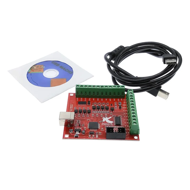 Gia Công CNC Bộ Cnc Điều Khiển Thẻ USB Giao Diện Mach3 100K 4axis Motion Điều Khiển + Tặng 4 Trục MPG Cho gỗ Khắc Machin