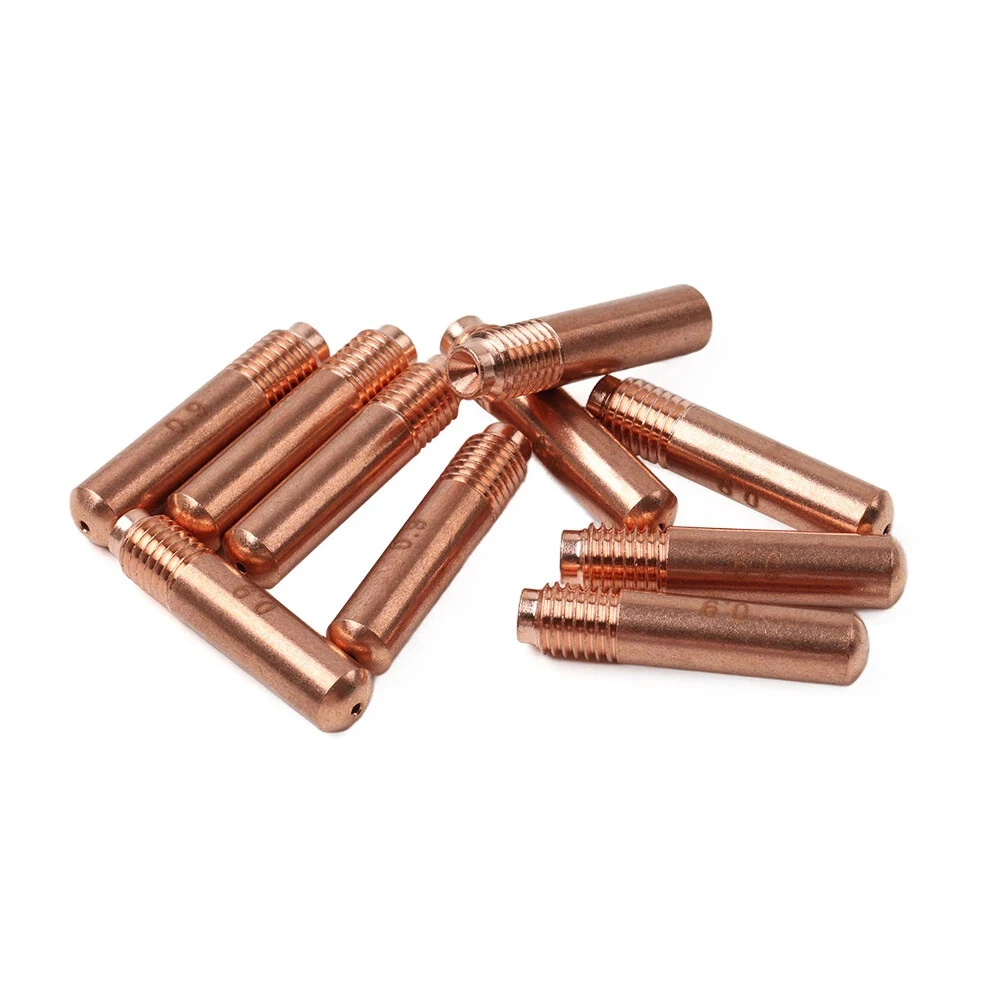 Contact Tip Copper Contact Tips Contact Tips 10 Pack Comfortable Welding Experience High Conductivity Copper DIY Welding