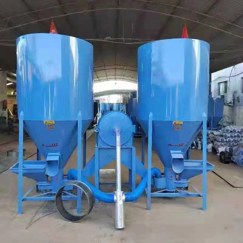 

Large-Scale Livestock Feed Crusher, Mixer, Combined Pulverizer, Pig, Chicken, And Poultry Mixing Equipment
