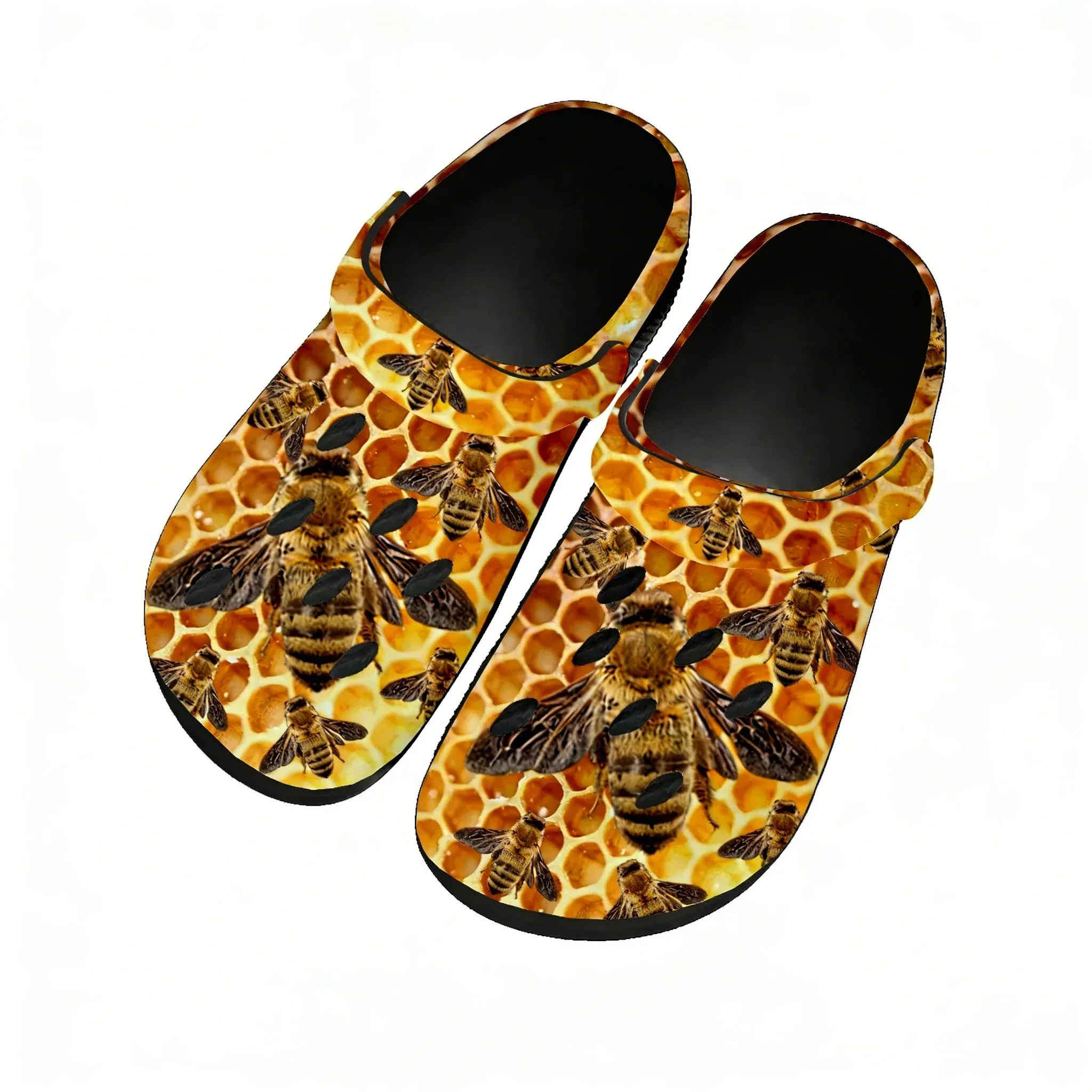 Bee Honeybee Water Shoes Mens Womens High Quality Fashion Home Garden Clogs Customizd Sandals Beach Breathable Hole Slippers