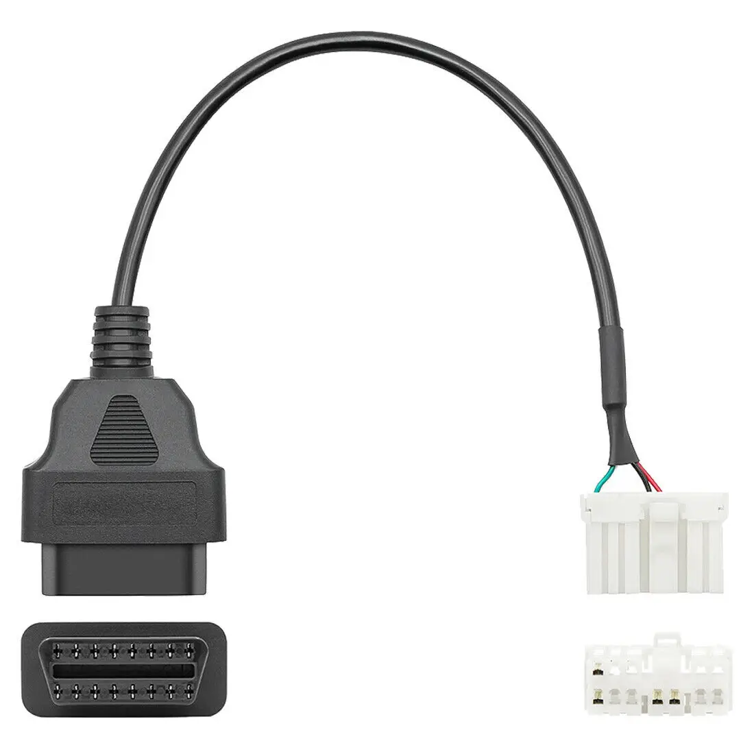 12Pin OBDII อะแดปเตอร์สำหรับ Tesla รุ่น X S สายวินิจฉัยสำหรับ Scan My Tesla รุ่นสายรัดสายเคเบิลอิเล็กทรอนิกส์ใหม่ energy Vehicle