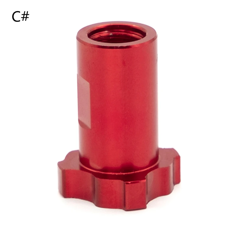 Adaptador de taza PPS, Conector de aerógrafo M16 1,5 P, rosca externa/interna M14 1,0 P, adaptador de taza de pistola de pulverización de rosca interna