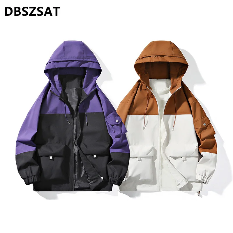 2025 White Jacket Men Spring and Autumn Lightweight Jackets Men Stand Collar Casual Coats Sports Style Men Clothing 2023