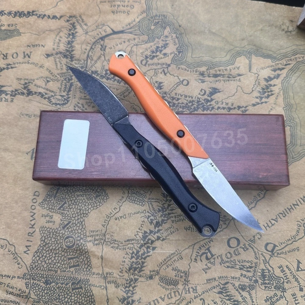 BM 15700 سكين مستقيم صغير CPM-154 الصلب التخييم في الهواء الطلق المحمولة التكتيكية سكين صيد EDC البرية سكينة سرفايفل