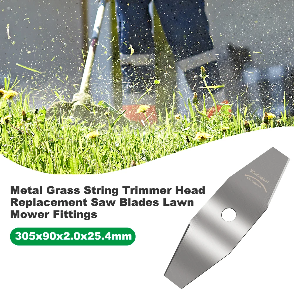 1pc 305x25.4x2.0 Cutting Disc Lawn Mower Accessories 2T Brush Cutter Blade Grass Trimmer Knife Garden Tool Parts