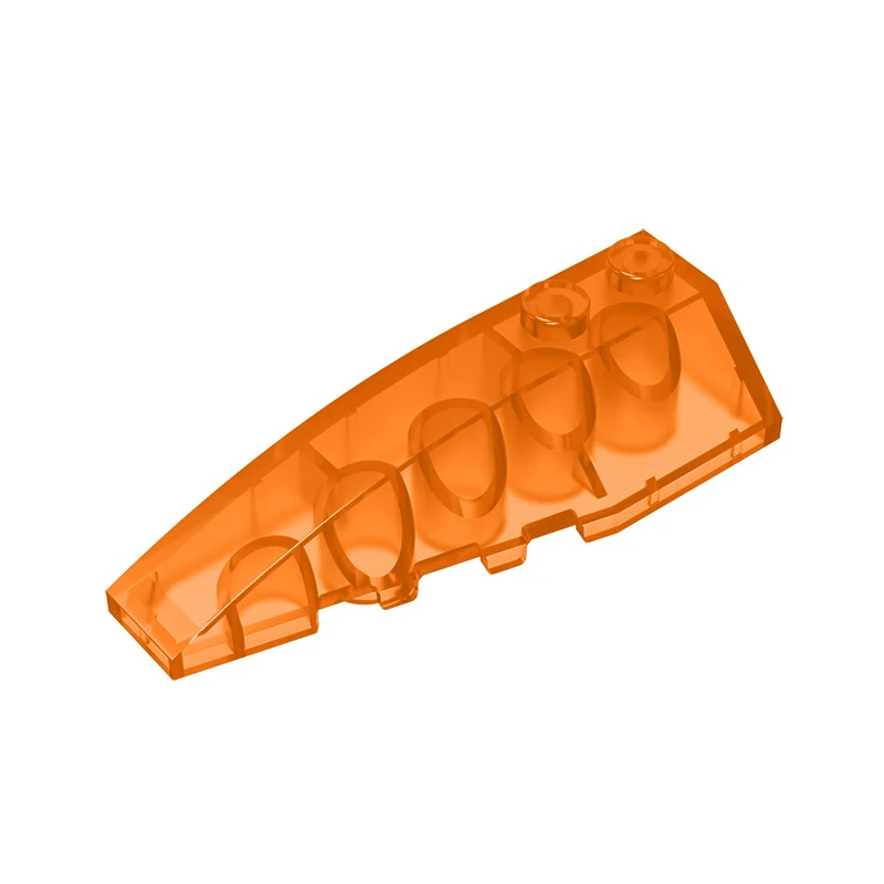 Gobricks GDS-744ซ้าย SHELL 2X6 W/โบว์/มุมเข้ากันได้กับ Lego 41748เด็กของเล่นประกอบบล็อกอาคารการวิเคราะห์