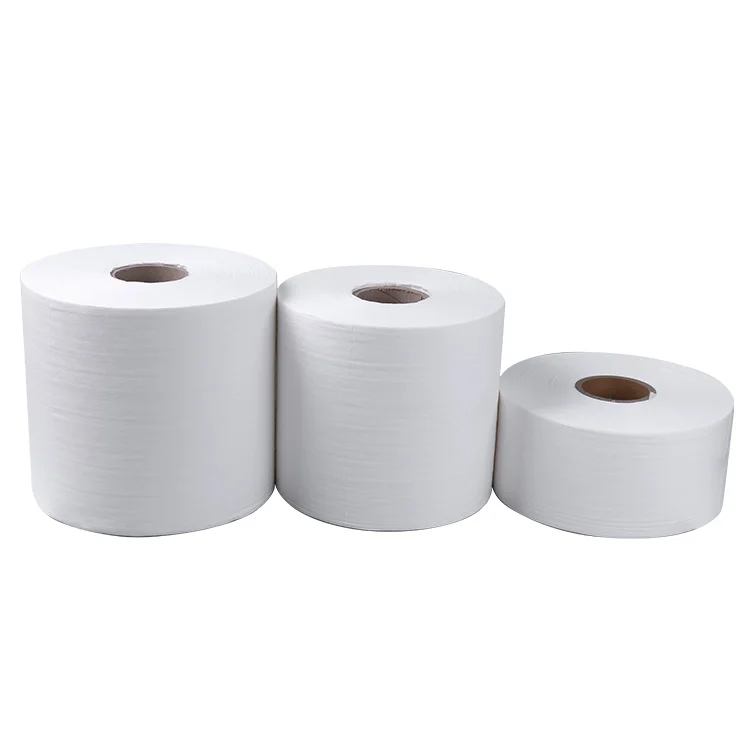 H-7001 Non-Linting Wipes Cellulose-Polyester Blend Chemical Resistant Roll for Cleanroom Medical Equipment