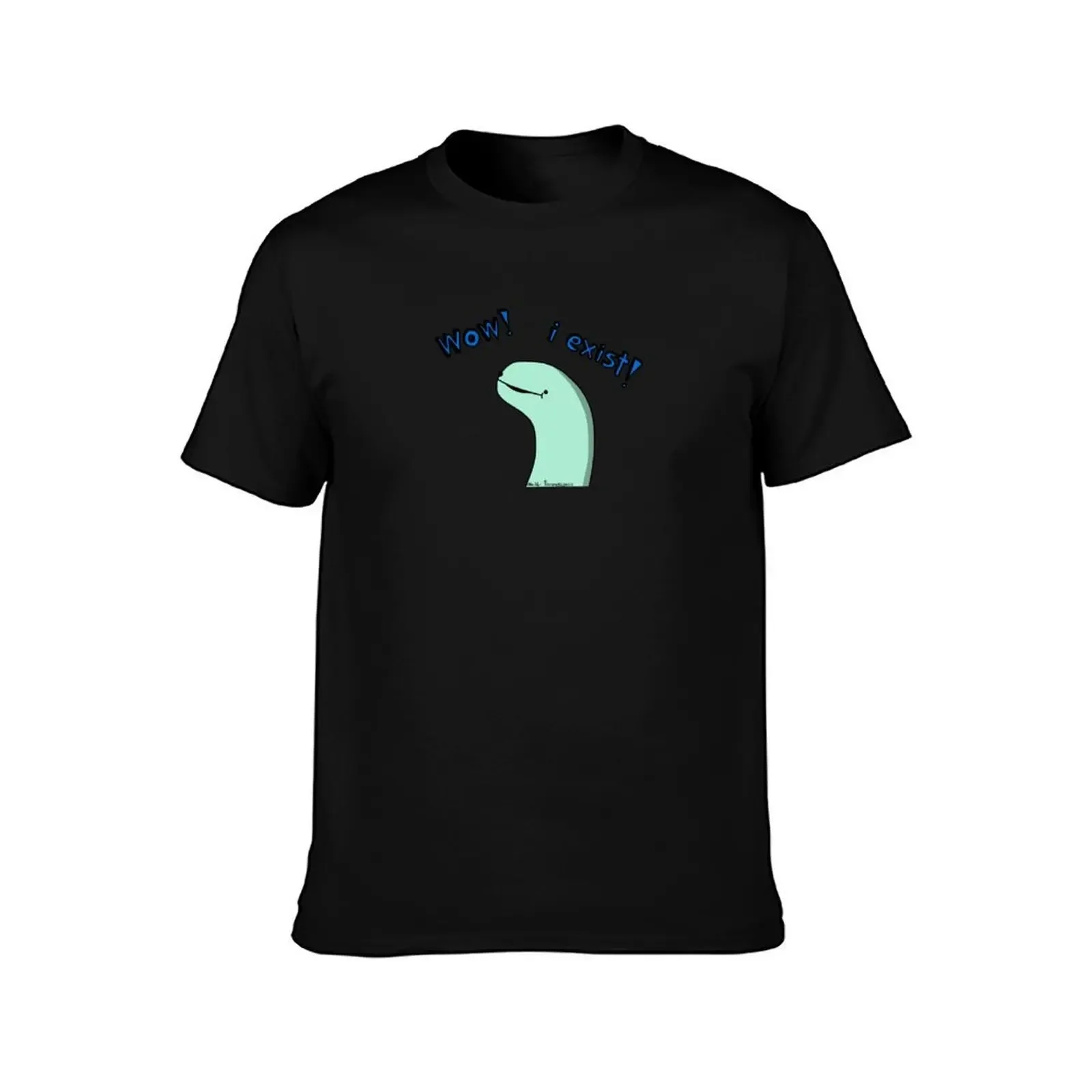 I Exist! - Tiny Snek Comics T-Shirt luxury clothing labubu blanks man clothes mens vintage t shirts