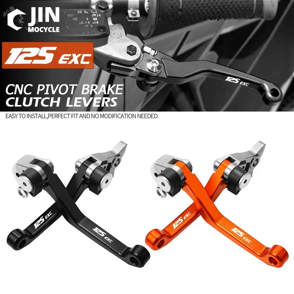 

Handbrake Motorcycle Accessories DirtBike Motocross Pivot Handle Brake Clutch Levers For 125 200 250 300 400 500 525 530 EXC