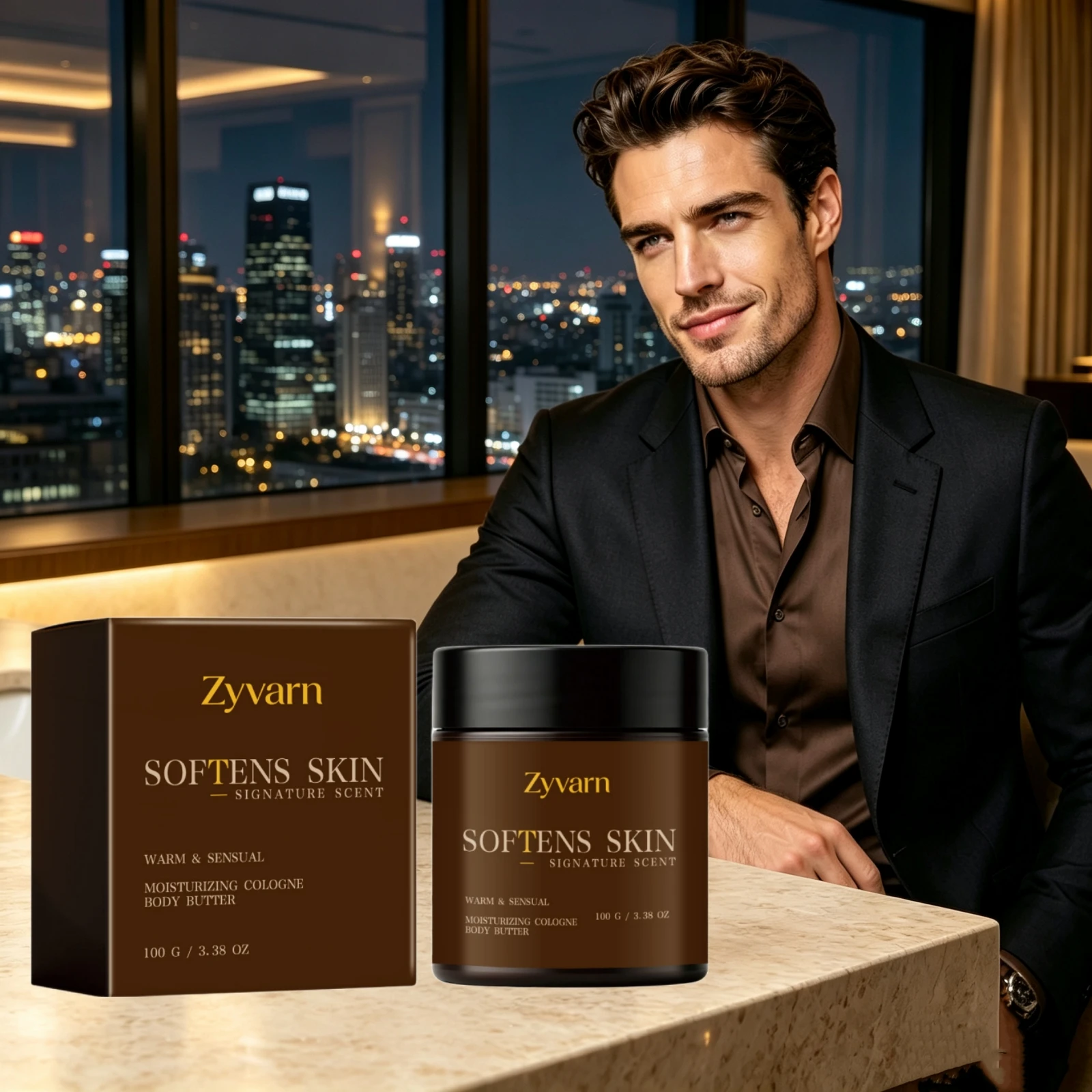 Cologne Scented Moisturizing Body Butter Relieve Dry Long‑Lasting Aroma Full Body Pampering Supplies Rich Nourishing Skin Balm