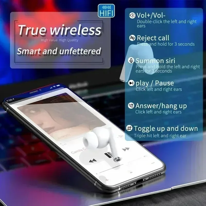 سماعات أذن رياضية لاسلكية من Xiaomi Redmi TWS، صوت ستيريو بلوتوث، مريحة، مناسبة لنمط الحياة النشط، ميكروفون مدمج