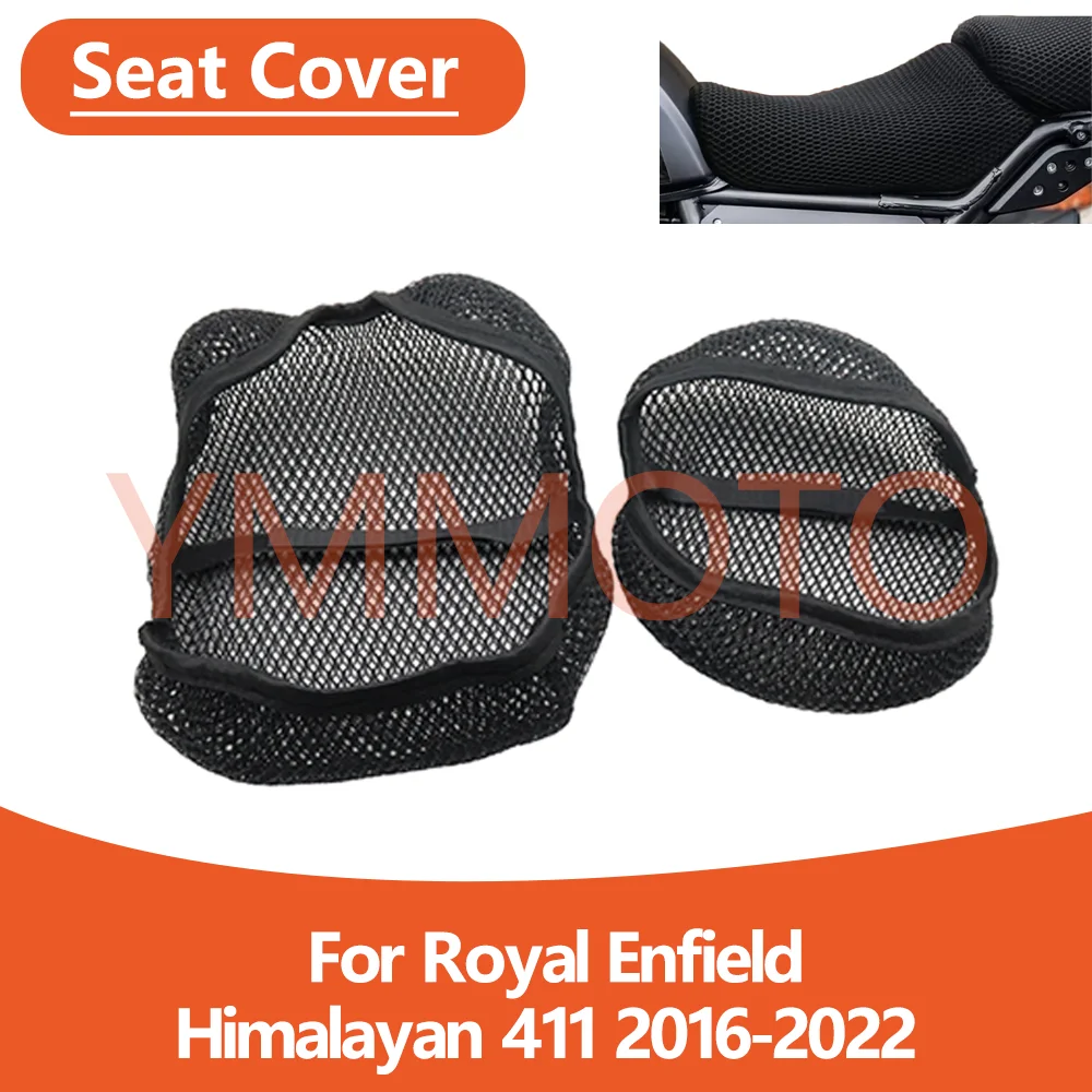 

For Royal Enfield Himalayan 411 2016-2022 Motorcycle Accessories 3D Mesh Fabric Cushion Waterproof Protection Seat Cover