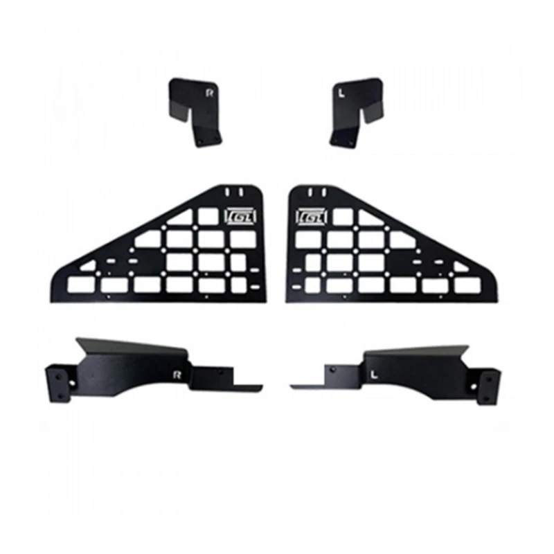 For Toyota RAV4 2019-2024 Rear Boot Side Storage Molle Panel Organizers Rack Left & Right