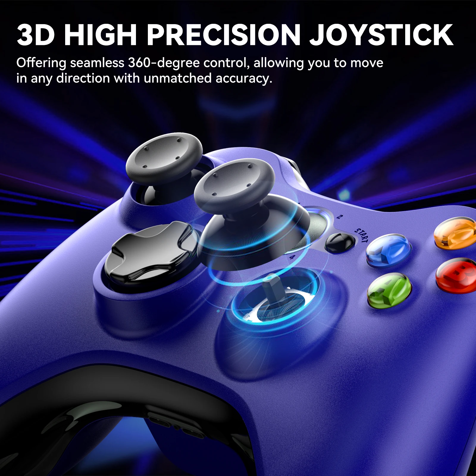 2.4G Xbox 360 Gamepad Wireless/Wired Controller Supports Xbox 360/360 Slim/Pc/Steam Gamepad For  Pc Game Controller Joypad