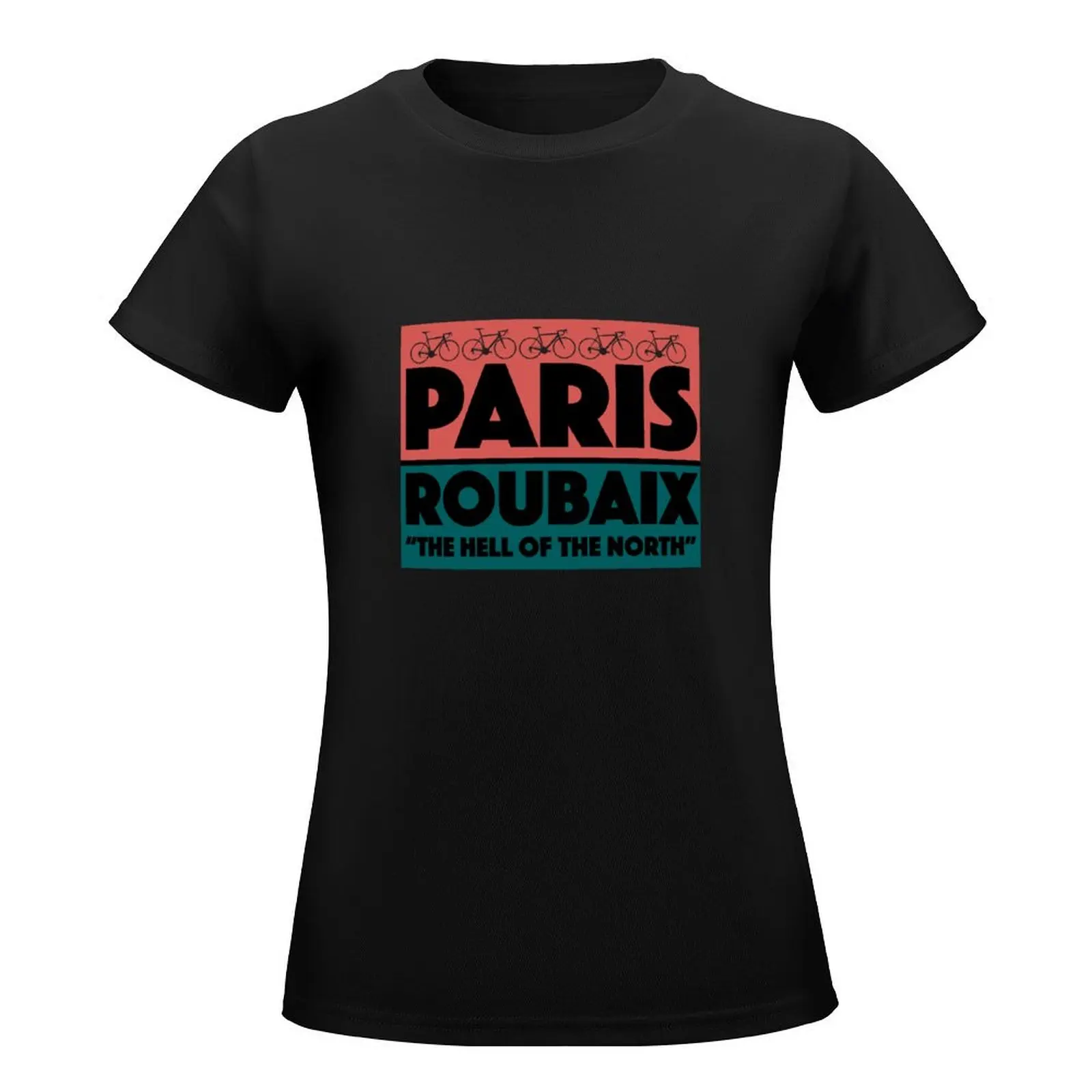 Paris Roubaix The Hell Of The North Cycling Pave T-Shirt shirts graphic tees quick drying tshirts for Women