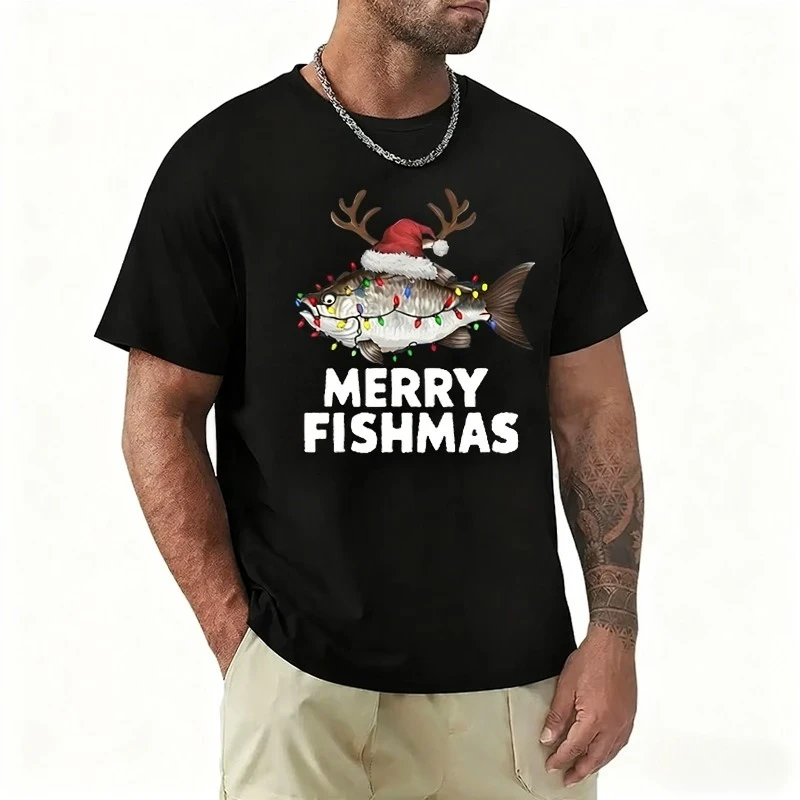 camiseta-grafica-merry-fishmas-masculina-engracada-pescador-camisetas-de-natal-camisetas-masculinas-de-pesca-camisetas-de-manga-curta-presente