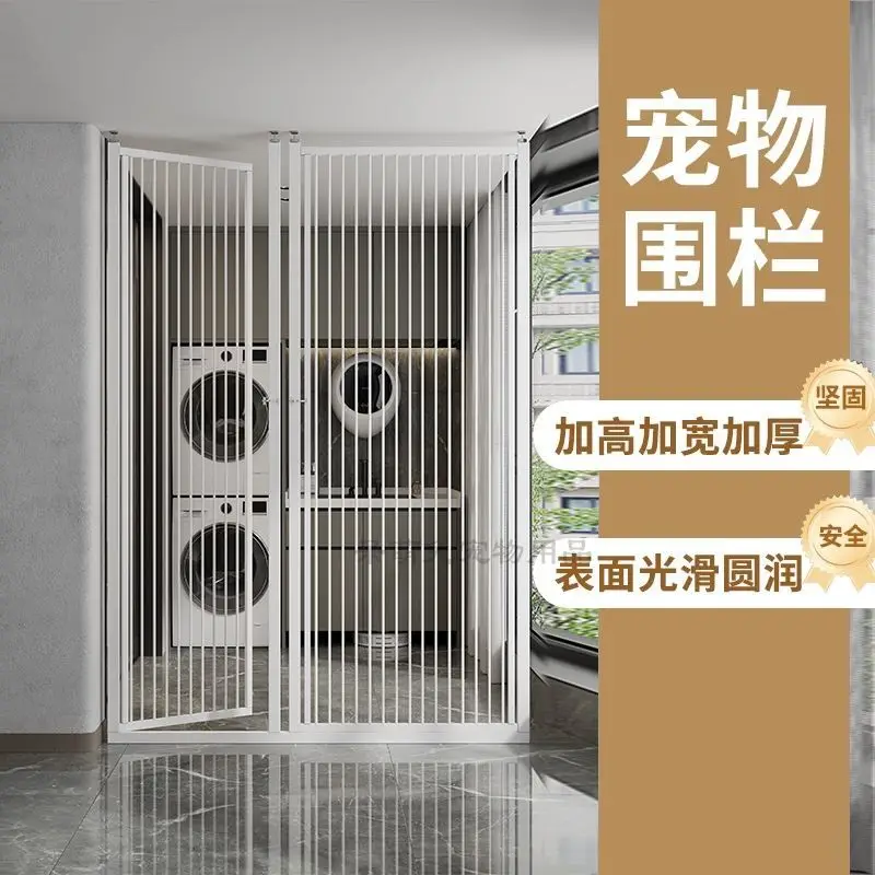 Cat barrier door cat dog fence fence isolation door indoor anti-jump cage