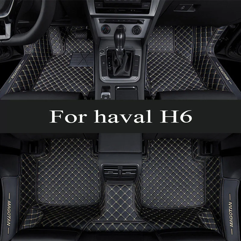 

Car floor mats for haval H6 2021 Custom Auto Foot Pads Automobile Carpet Cover Interior trunk mat