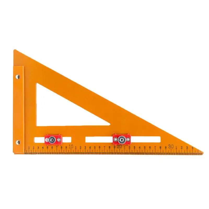 

Positioning Triangle Ruler 2-in-1 Hole Positioning Precision Marking Ruler Position Scribing Triangle Ruler Measuring Protractor