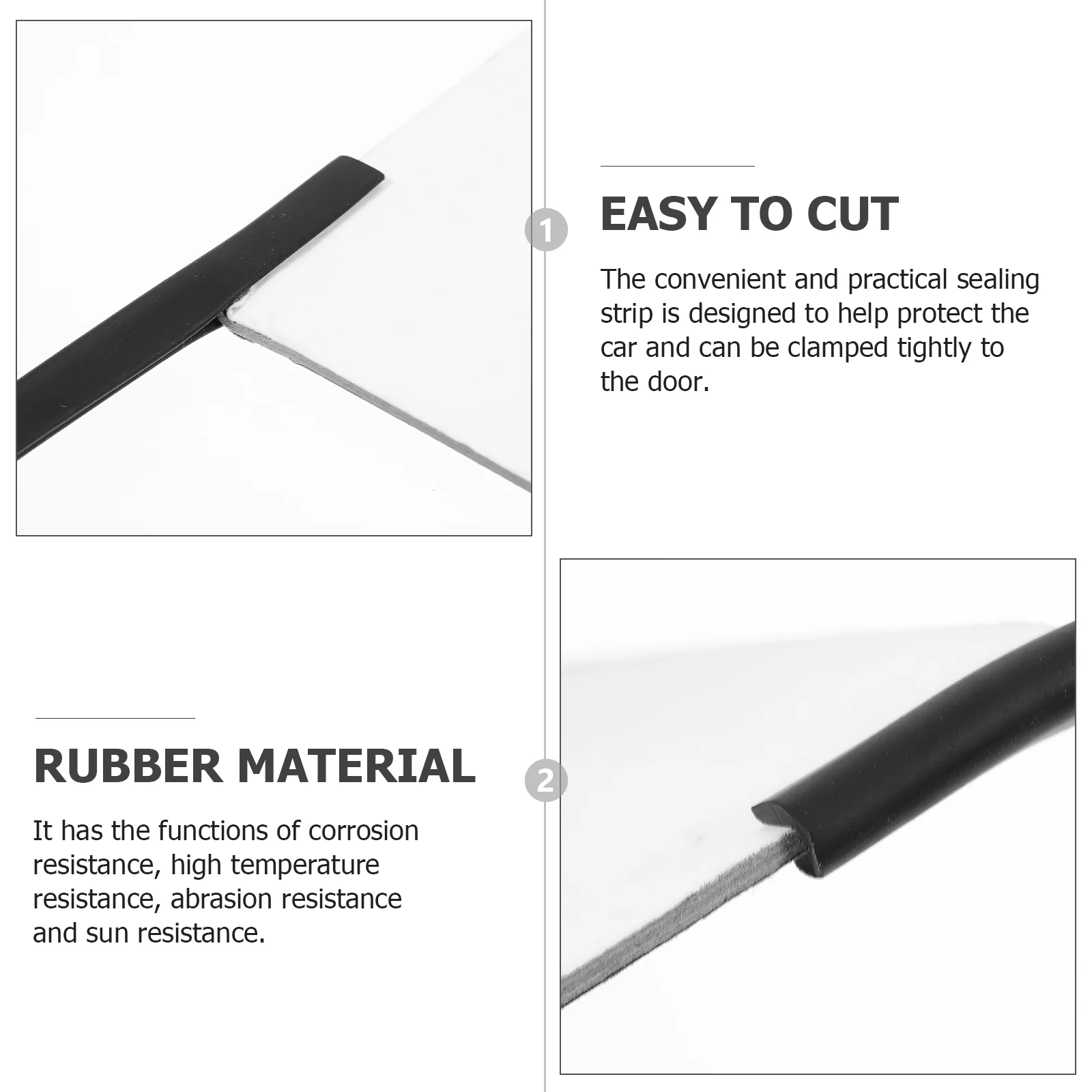 แถบปิดผนึกสล็อตรถประตูป้องกัน Trim Protector เทปป้องกันรอยขีดข่วนยาง