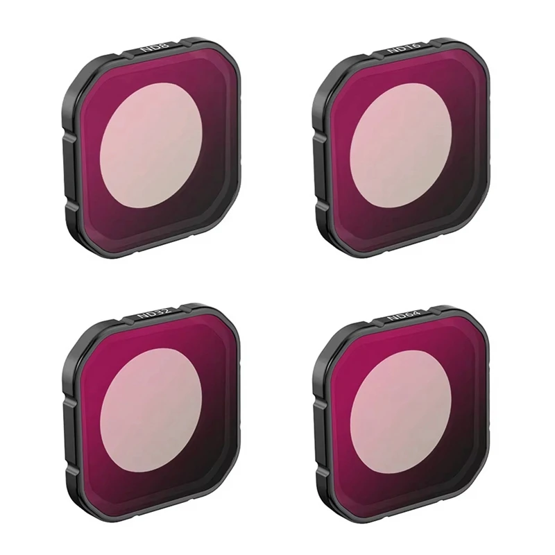 

4Pcs Lens Filter Set ND Filters Lens Protector Camera Accessory Kit ND8/16/32/64 Filter Kit For Insta 360 ACE Pro2