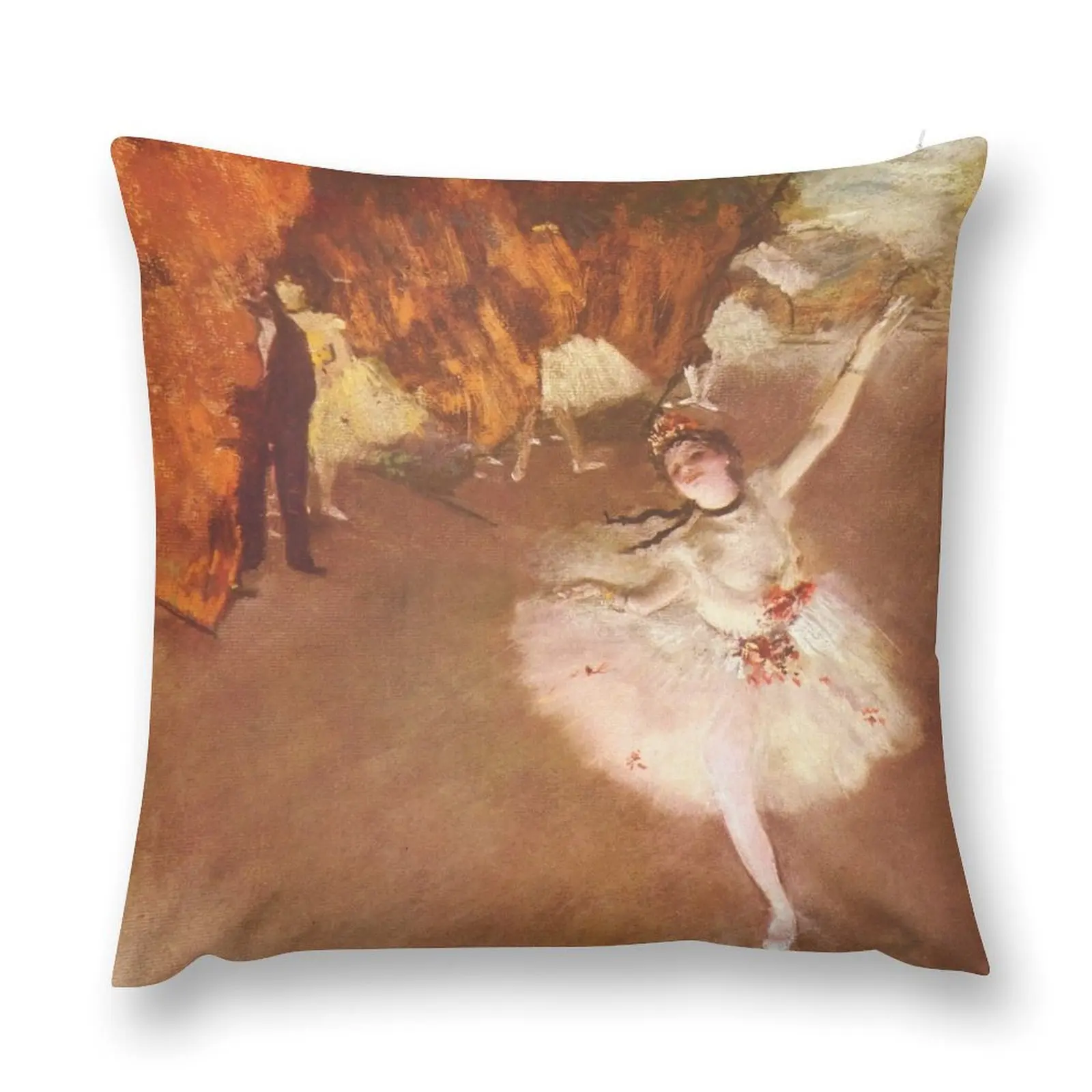 

Edgar Degas French Impressionism Oil Painting Ballerinas Rehearsing Dancing Throw Pillow ornamental pillows pillow