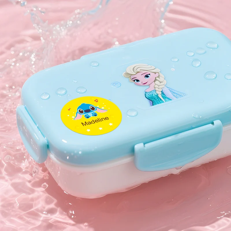 ملصقات اسم ملونة مخصصة لزجاجات المياه والقرطاسية للأطفال واللوازم المدرسية وهدايا عيد الميلاد والعودة إلى المدرسة