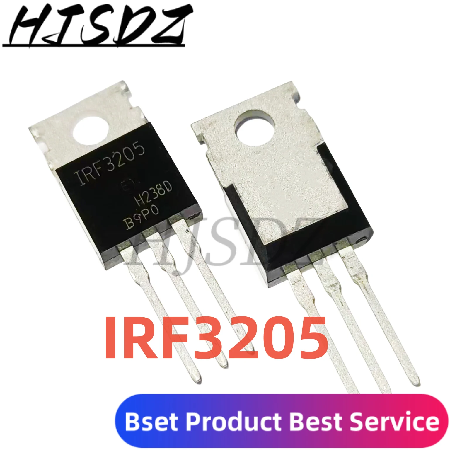 10 Piezas IRF3205 IRF3205PBF MOSFT 55V 98A 8mOhm 97.3nC a-220 Nuevo Original/New Imported Original