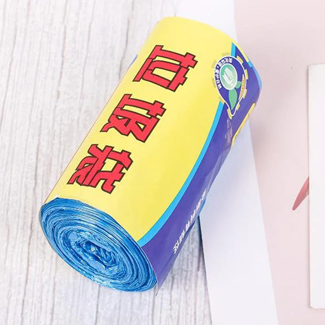 15PCS/Roll Garbage Bag Medium Household Affordable Thickening Trash Bag Kitchen Living Room And Bathroom Rubbish Bag NEW